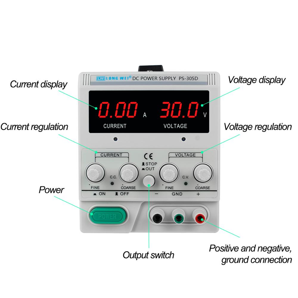Fonte de alimentação CC linear - Linear Lab Power Supply Adjustable avaliação e preço
