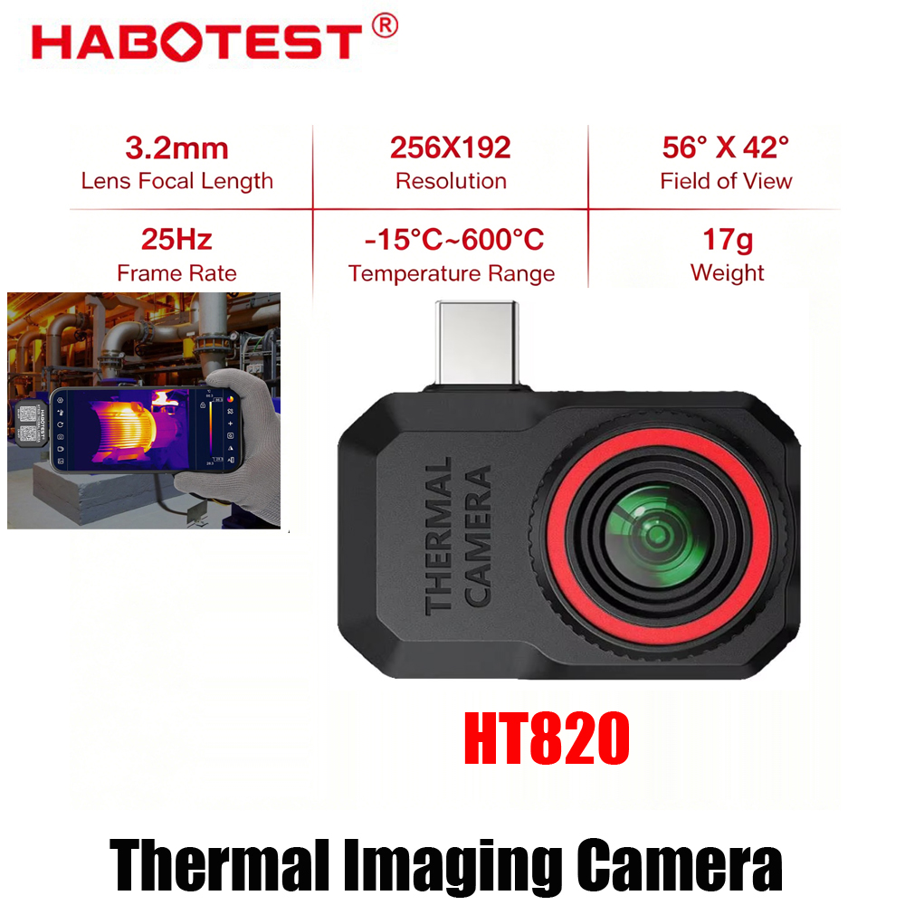 Nova Câmera Térmica HABOTEST H - Thermal Imaging Camera Pcb Repair avaliação e preço