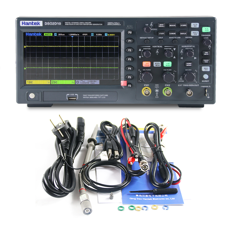 Osciloscópio Digital Hantek DS - Digital Storage Oscilloscope 100Mhz avaliação e preço