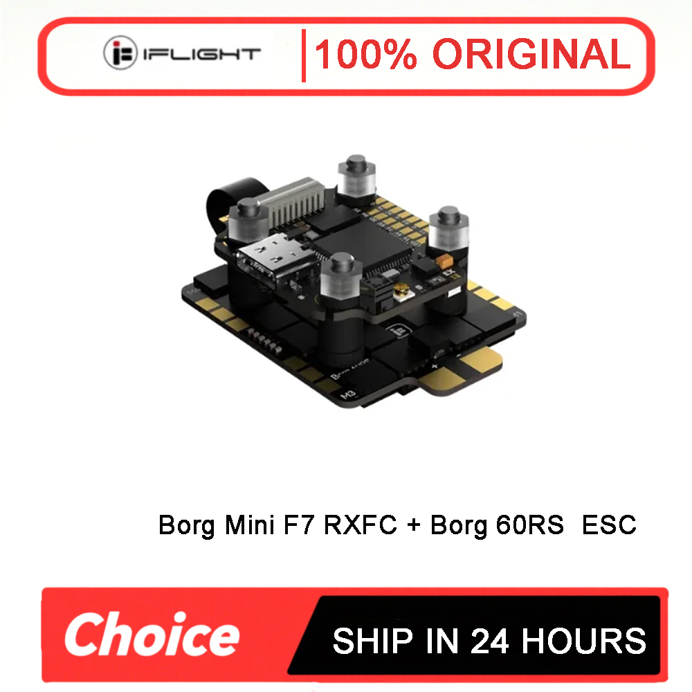 Borg Mini F7 Stack com ESC LiH - Fpv Flight Controller F7 Stack 60A avaliação e preço