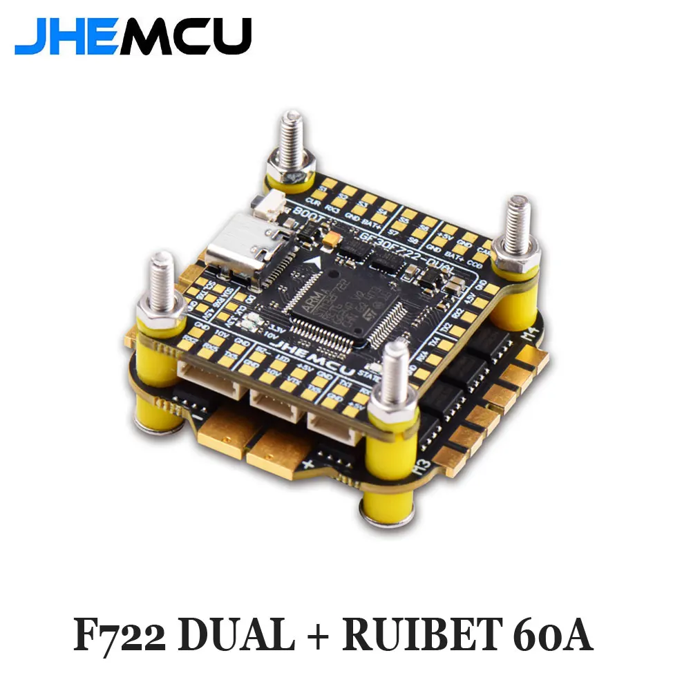 UniFlyJHEMCU F7 Stack F722 Con - Fpv Flight Controller F7 Stack 60A avaliação e preço
